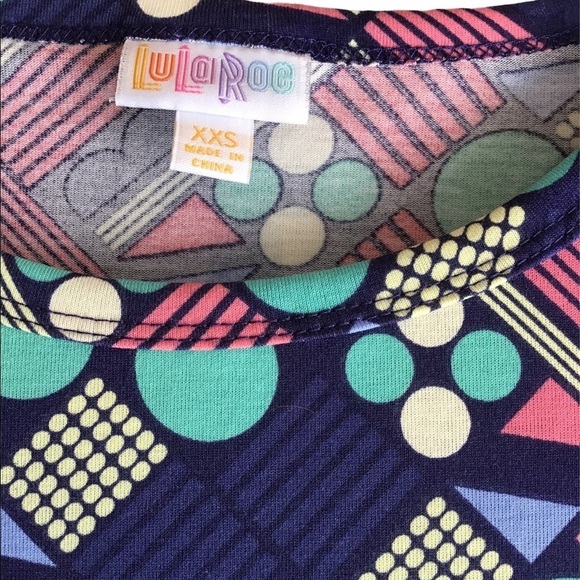 LuLaRoe Geometric Retro Print Boho Style Dress - Picture 4 of 5